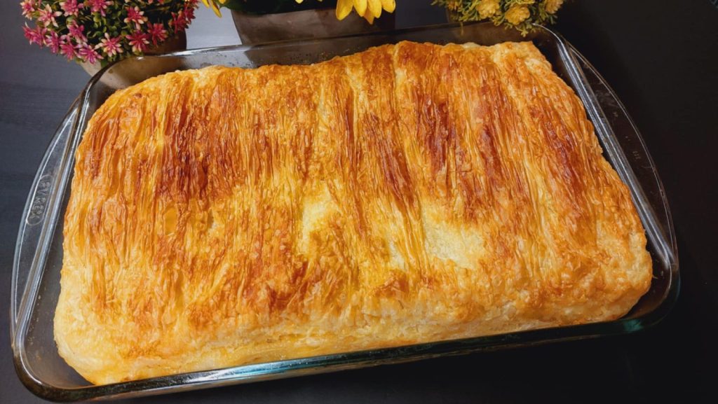 Μακαρονόπιτα με Φέτα - Greek Pasta pie with Feta Cheese