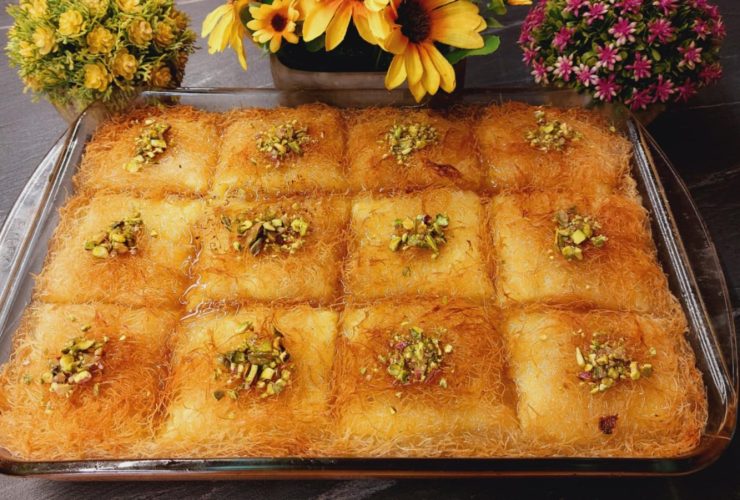 Γαλακτομπούρεκο με φύλλο Καταΐφι