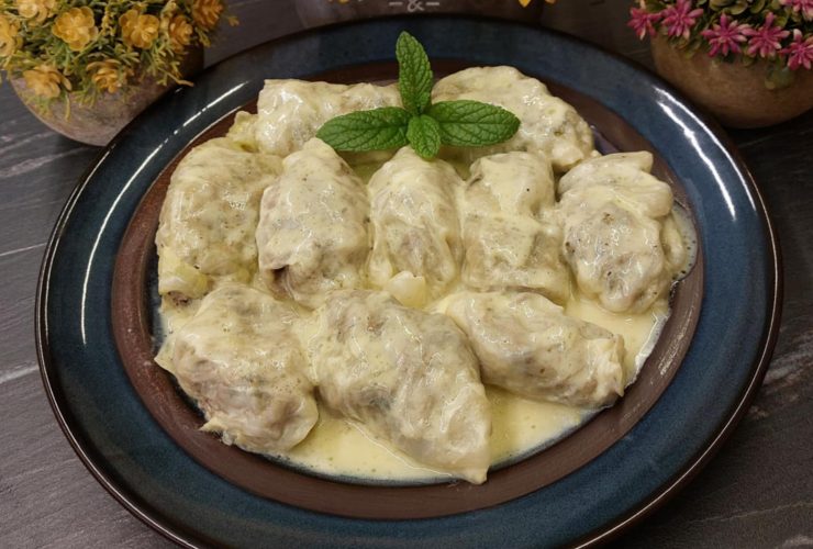 ฮฮฑฯฮฑฮฝฮฟฮฝฯฮฟฮปฮผฮฌฮดฮตฯ ฮฯ
ฮณฮฟฮปฮญฮผฮฟฮฝฮฟ - Lahanodolmades Avgolemono