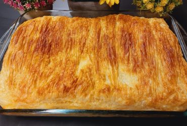 Μακαρονόπιτα με Φέτα - Greek Pasta pie with Feta Cheese