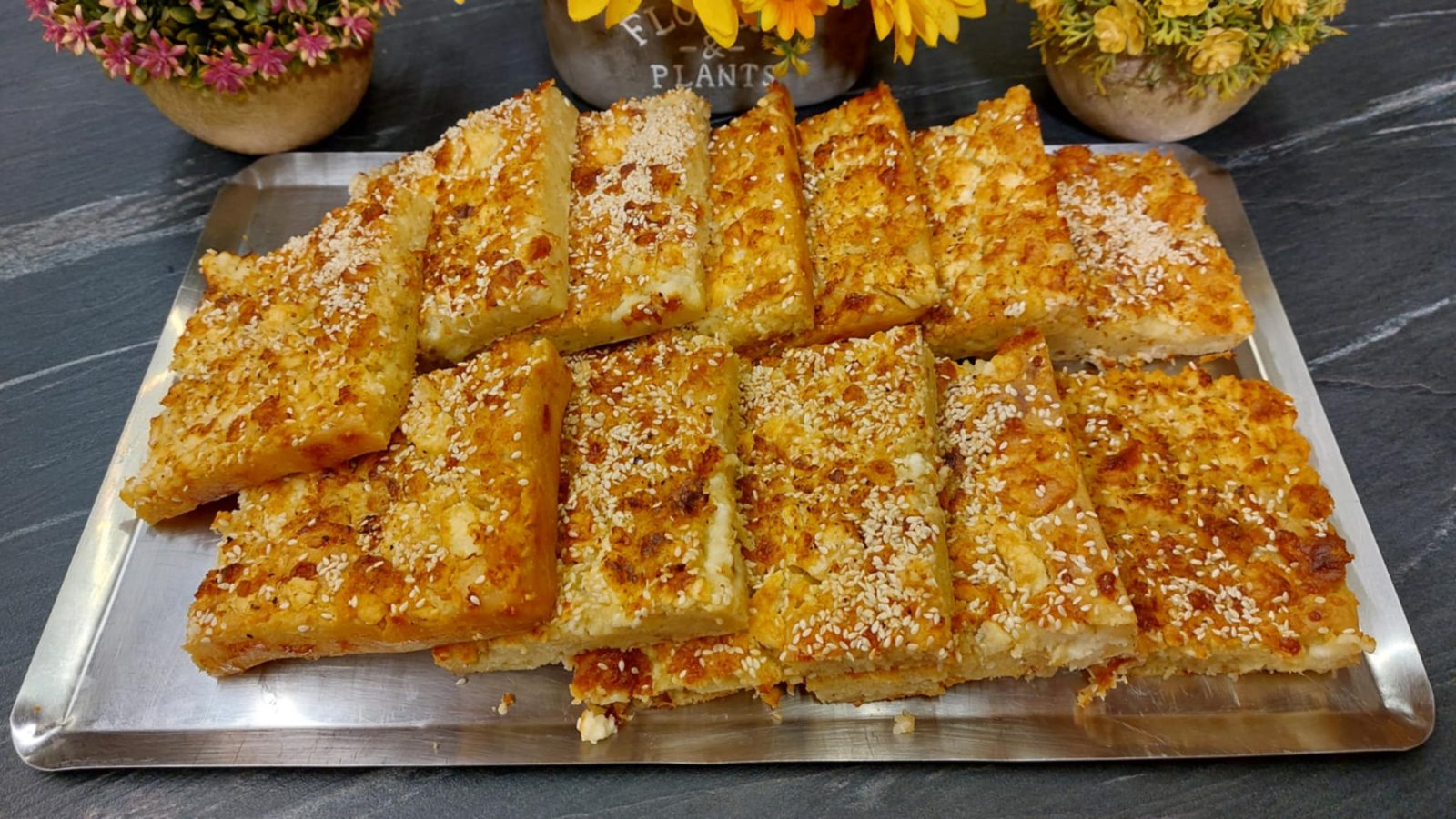 Crustless Greek Cheese Pie