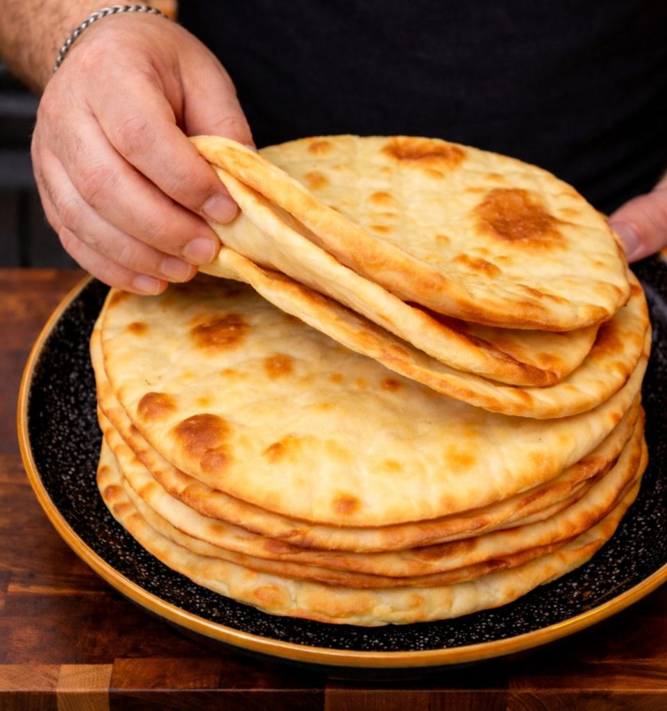 ฮ ฮฏฯฮตฯ ฮณฮนฮฑ ฮฃฮฟฯ
ฮฒฮปฮฌฮบฮน ฯฮต ฯฮนฮฌฯฮฟ - Greek Pita Bread in a plate