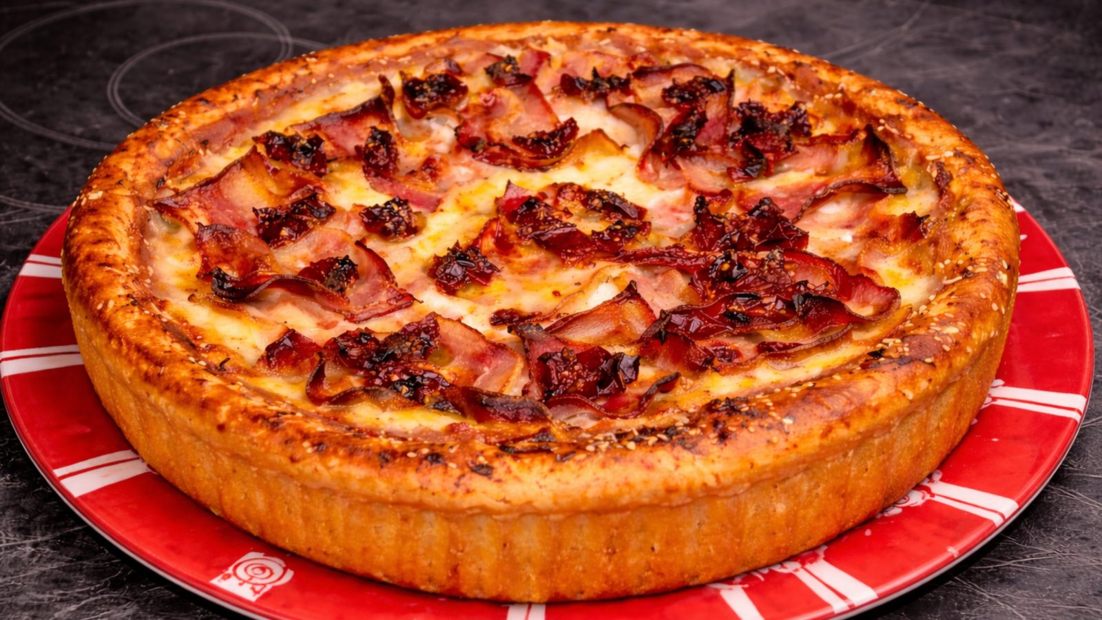 Πίτσα Τάρτα σε πιατέλα - Pizza Tart