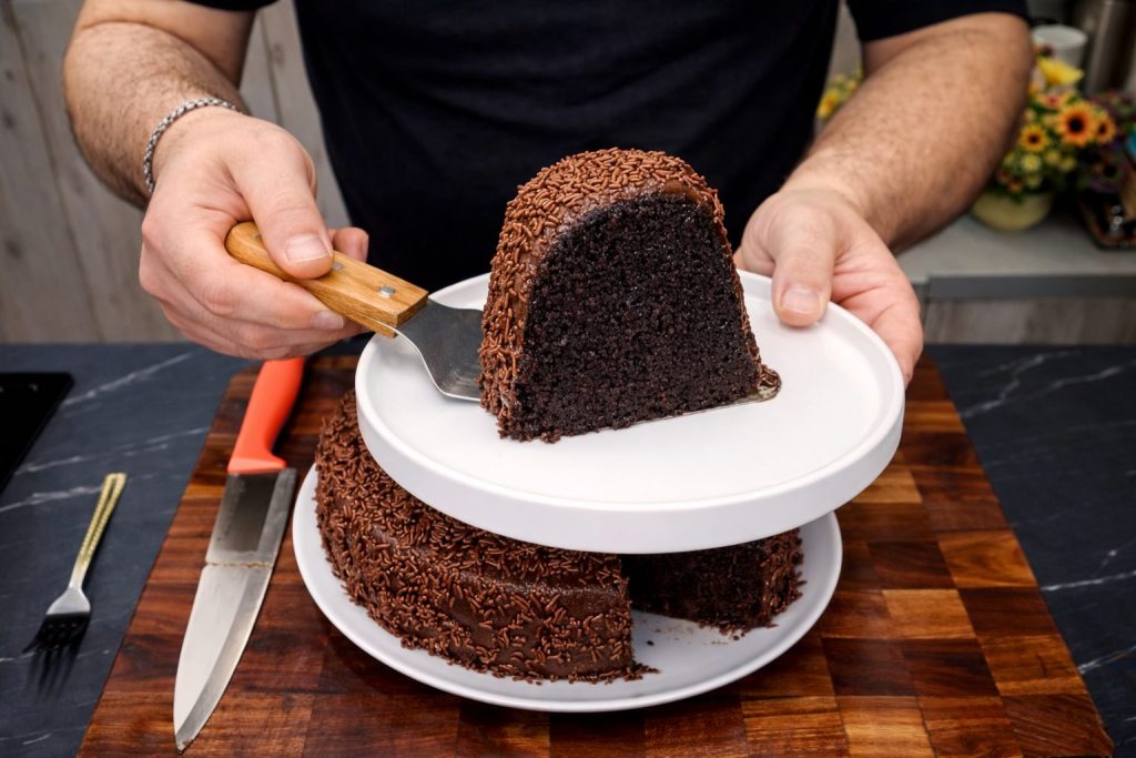 Κέικ Σοκολάτας με Γλάσο - Chocolate Cake with Glaze