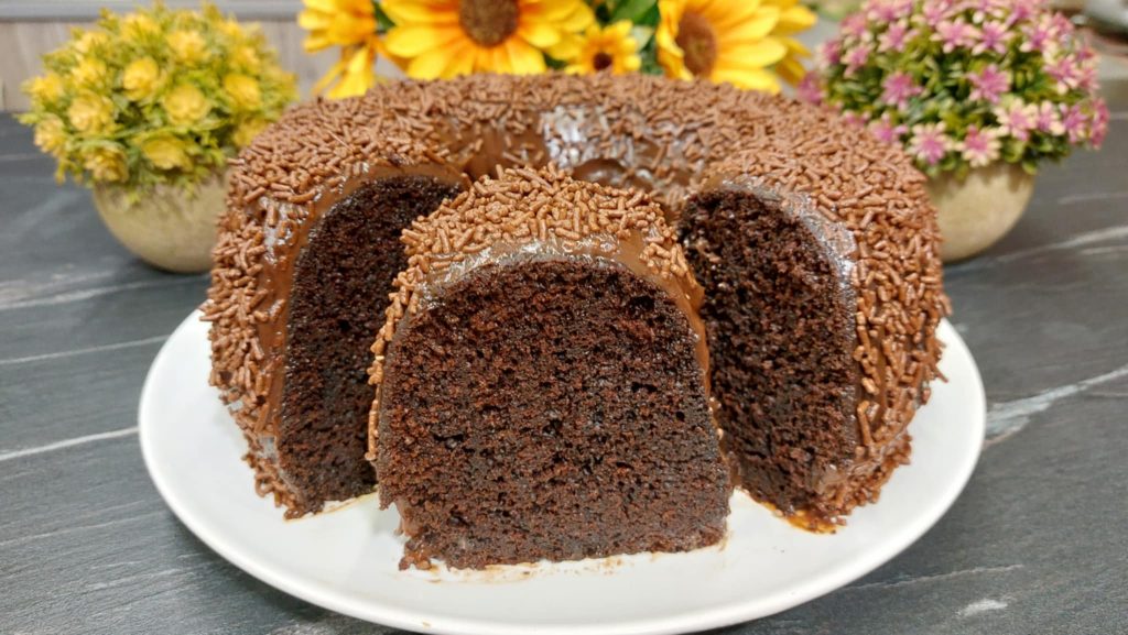Κέικ Σοκολάτας με Γλάσο - Chocolate Cake with Glaze