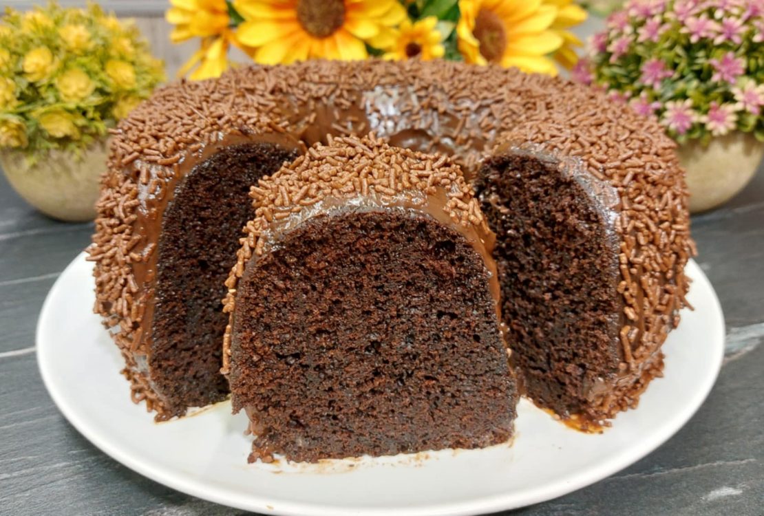 Κέικ Σοκολάτας με Γλάσο - Chocolate Cake with Glaze