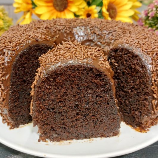 Κέικ Σοκολάτας με Γλάσο - Chocolate Cake with Glaze