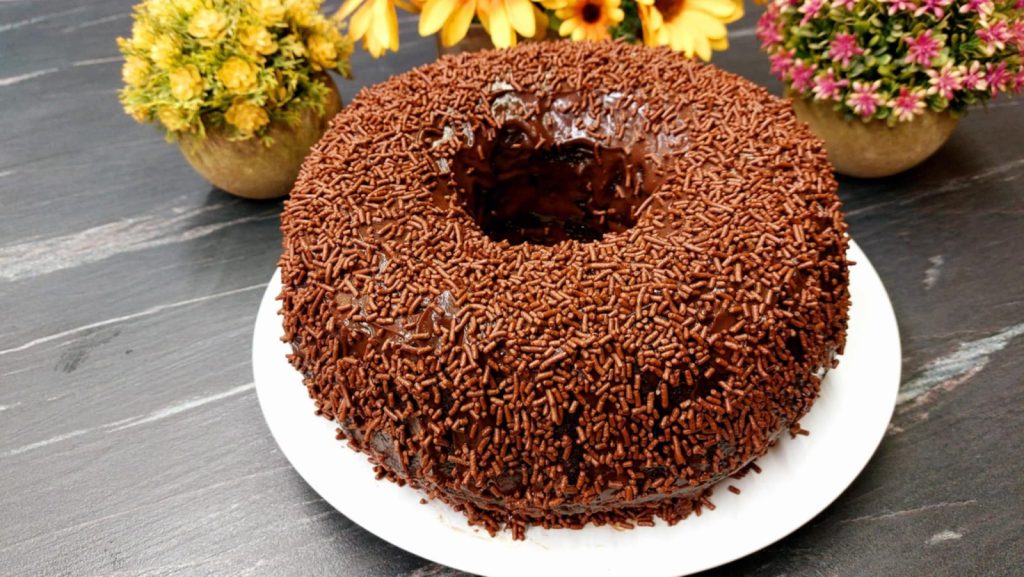Κέικ Σοκολάτας με Γλάσο - Chocolate Cake with Glaze