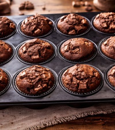 Καπ Κέικ Σοκολάτας σε φόρμες - Chocolate Cup Cakes
