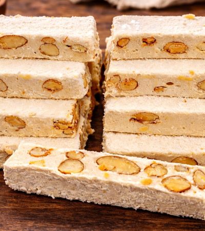 Μαντολάτο με αμύγδαλα