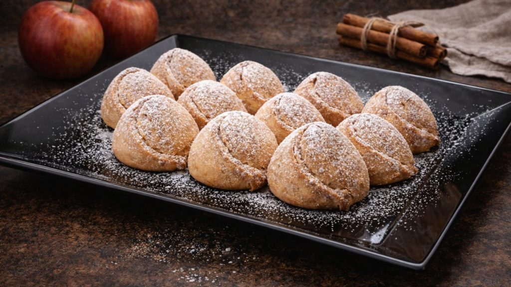 Μπισκότα Γεμιστά με Μήλο - Apple Filled Biscuits