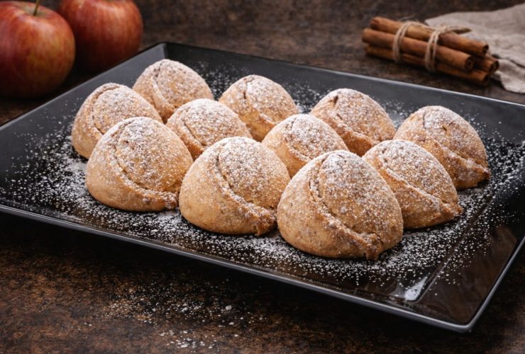 ฮฯฮนฯฮบฯฯฮฑ ฮฮตฮผฮนฯฯฮฌ ฮผฮต ฮฮฎฮปฮฟ - Apple Filled Biscuits