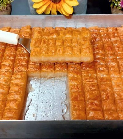 Νηστίσιμα κουρκουμπίνια στον φούρνο τραγανά και σιροπιαστά σε ταψί