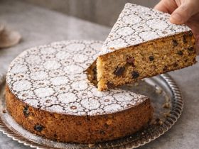 Νηστίσιμο Κέικ με Σταφίδες - Vegan Raisin Cake