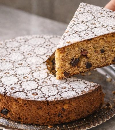 Νηστίσιμο Κέικ με Σταφίδες - Vegan Raisin Cake