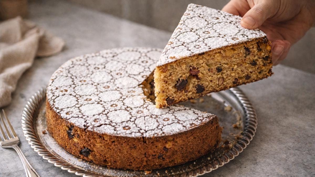 Νηστίσιμο Κέικ με Σταφίδες - Vegan Raisin Cake