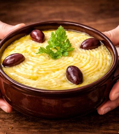 Σκορδαλιά με Πατάτα σε μπολ - Potato Skordalia Garlic dip