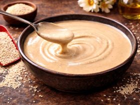 Σπιτικό Ταχίνι με μόνο 2 υλικά σε μπολ