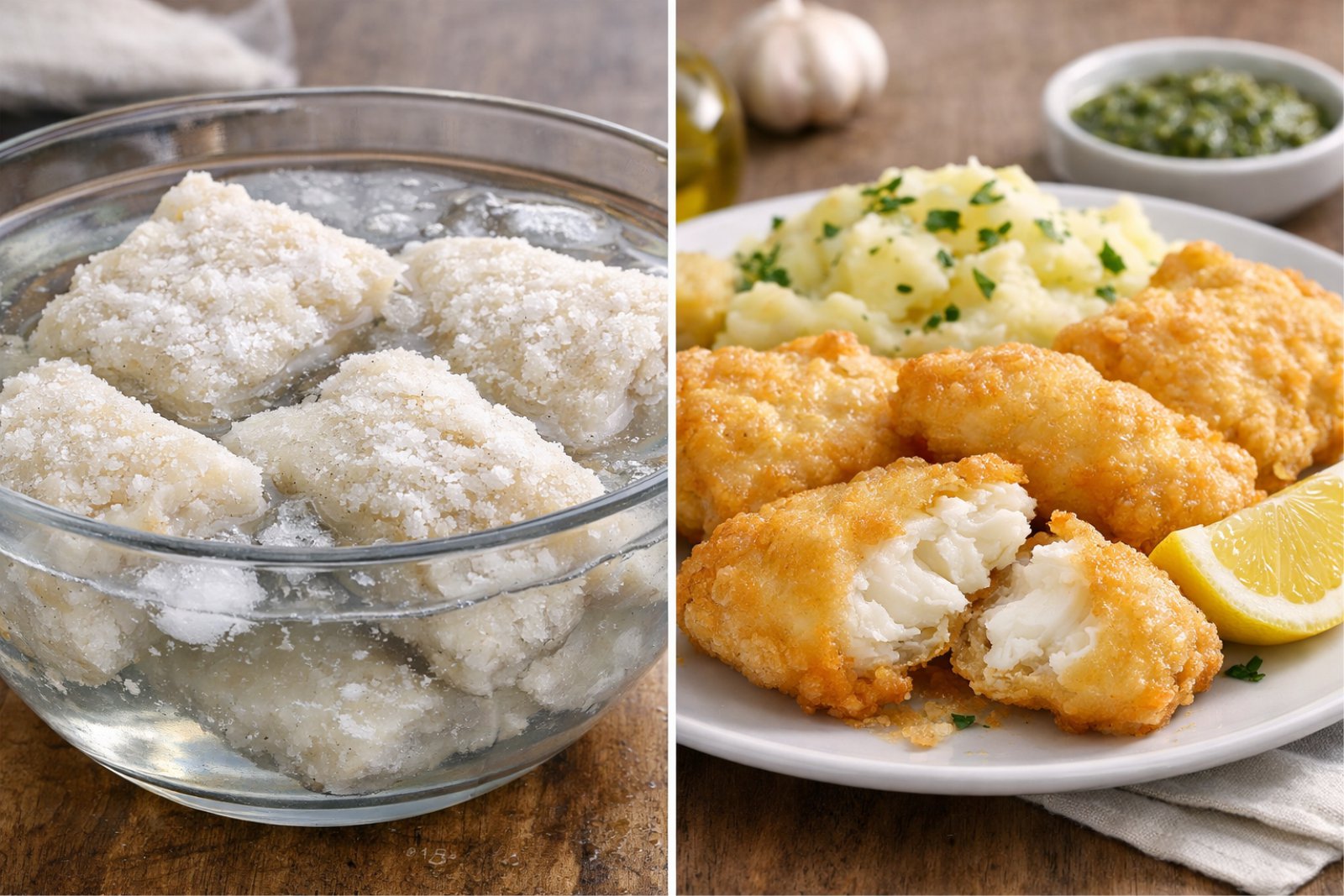 Πως ξαλμυρίζουμε τον μπακαλιάρο