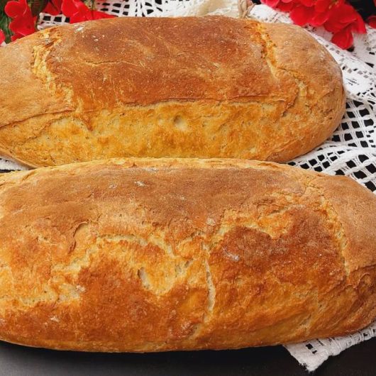 ฮฯฮบฮฟฮปฮฟ ฮงฯฯฮนฮฌฯฮนฮบฮฟ ฮจฯฮผฮฏ - Easy Rustic Bread