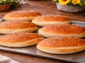 Ψωμάκια φραντζολάκια για σάντουιτς - Sandwich Buns