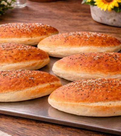 Ψωμάκια φραντζολάκια για σάντουιτς - Sandwich Buns