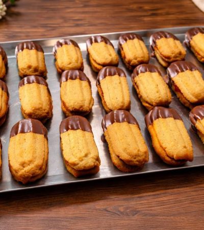 Πτι Φουρ Νηστίσιμα με γέμιση Μαρμελάδας - Vegan Petit Fours Cookies
