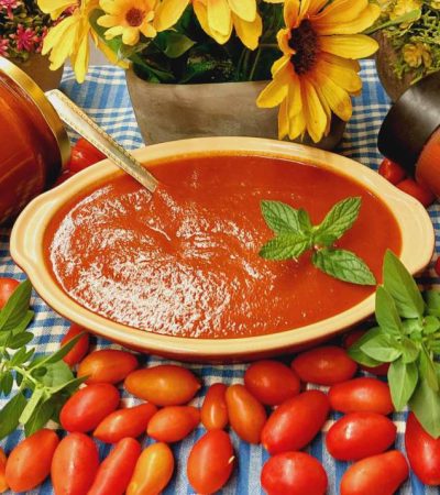 Σπιτική Κέτσαπ Χωρίς Συντηρηρικά - homemade ketchup