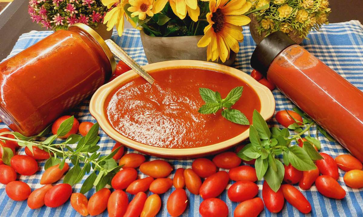 Σπιτική Κέτσαπ Χωρίς Συντηρηρικά - homemade ketchup