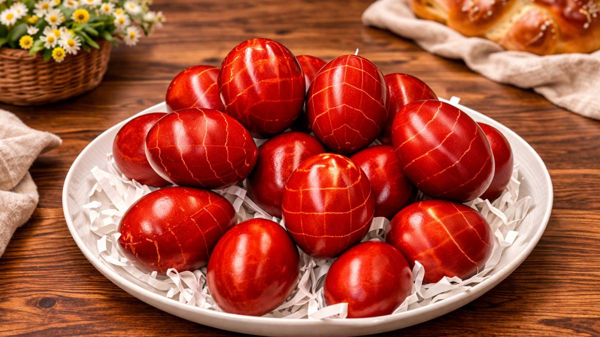 Πως βάφουμε πασχαλινά αυγά με φυσικό τρόπο με ριζάρι - How to dye Easter Eggs