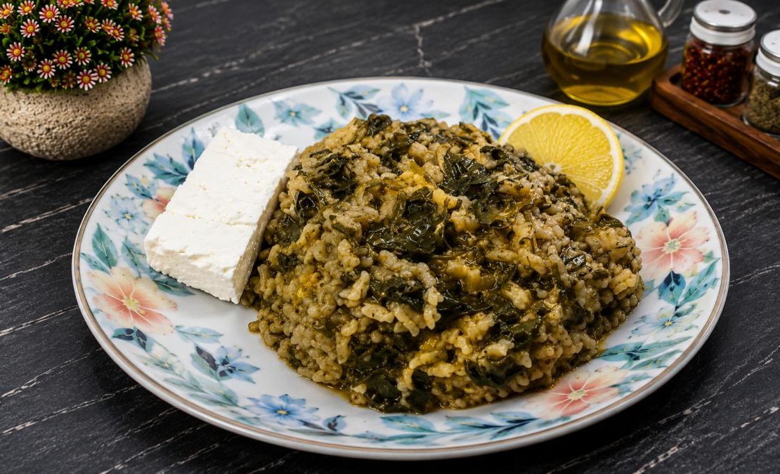 Σπανακόρυζο - Greek Spanakorizo