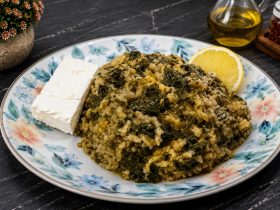 Σπανακόρυζο - Greek Spanakorizo