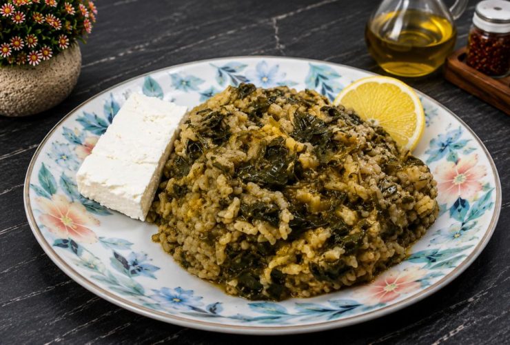 Σπανακόρυζο - Greek Spanakorizo