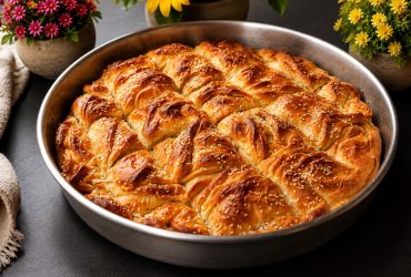 Τυρόπιτα με χωριάτικο φύλλο και 4 τυριά - Greek Cheese Pie