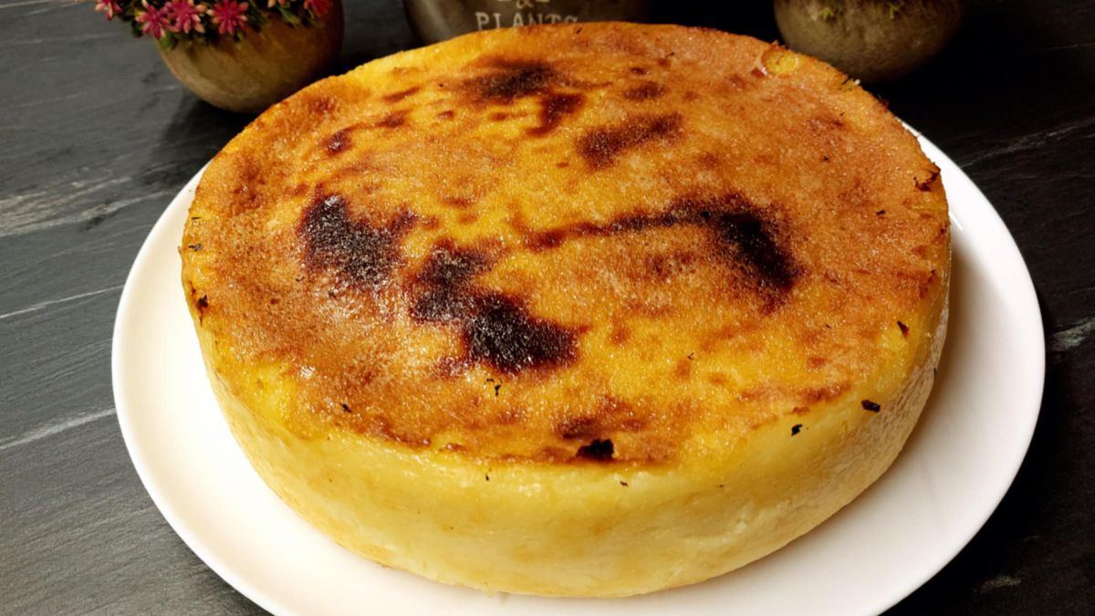 Crustless Galatopita (Greek Milk Pie) with Velvety Custard