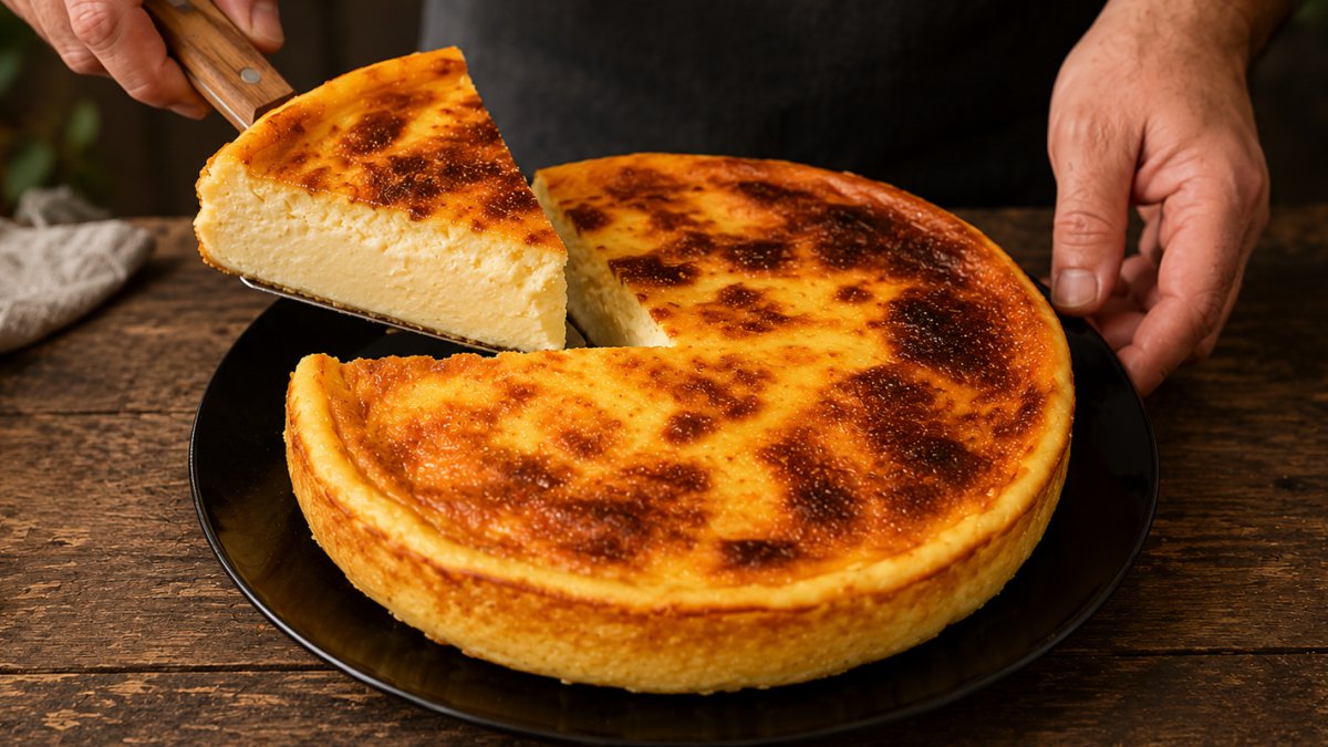 Γαλατόπιτα χωρίς φύλλο - Crustless Greek Milk Pie