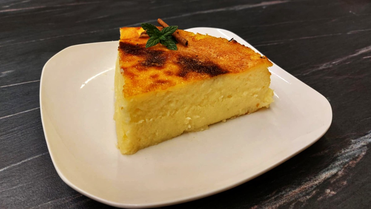 Γαλατόπιτα χωρίς φύλλο - Crustless Greek Milk Pie