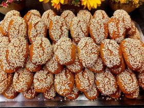 Κουλουράκια με σουσάμι και πορτοκάλι - Greek Orange Sesame Cookies