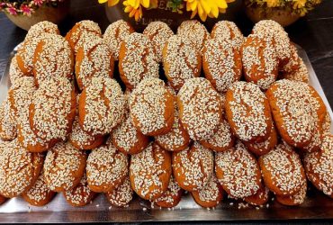Κουλουράκια με σουσάμι και πορτοκάλι - Greek Orange Sesame Cookies
