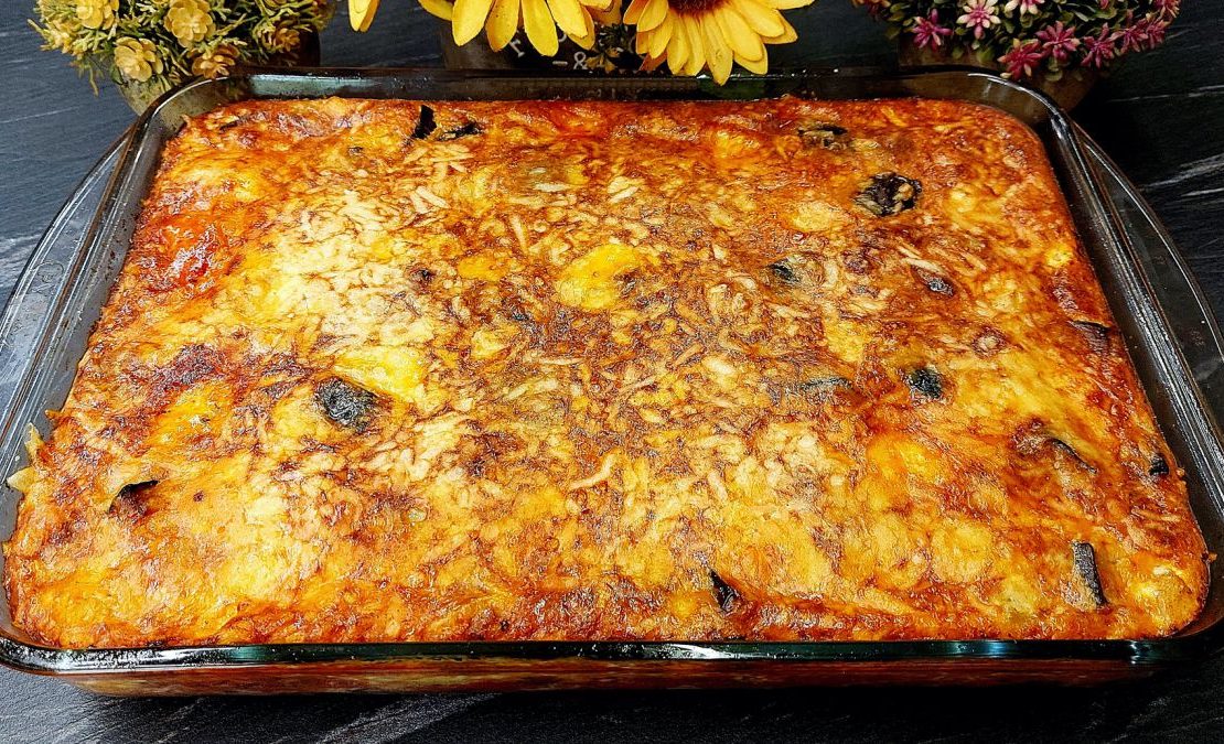 Μελιτζάνες Ογκρατέν με Πατάτες - Eggplant Au Gratin with Potatoes and Cheese