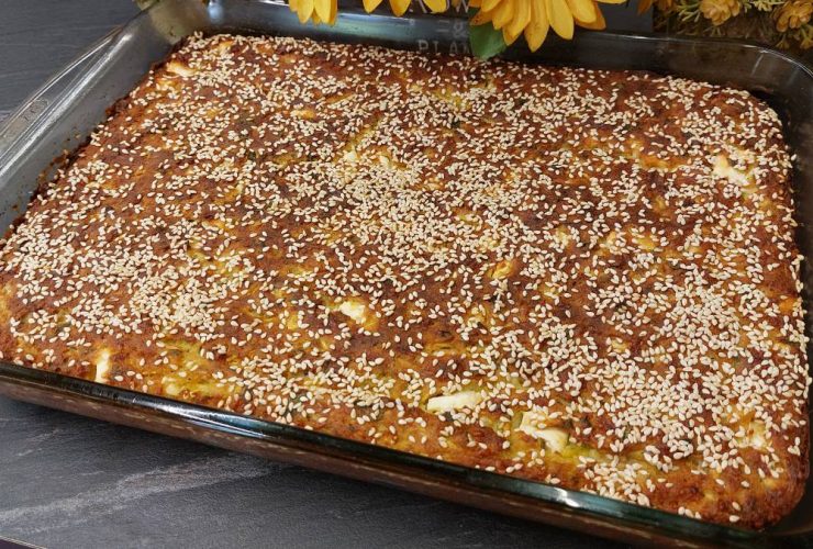 Κολοκυθόπιτα Μπατζίνα χωρίς φύλλο - Crustless Zucchini Pie