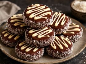 Σοκολατάκια με Ινδοκάρυδο σαν Bounty - Chocolate Coconut Candy like bounty bars