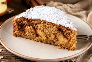 Κέικ μήλου χωρίς ζάχαρη με βρώμη - Apple Oat Cake - No Sugar
