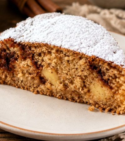 Κέικ μήλου χωρίς ζάχαρη με βρώμη - Apple Oat Cake - No Sugar