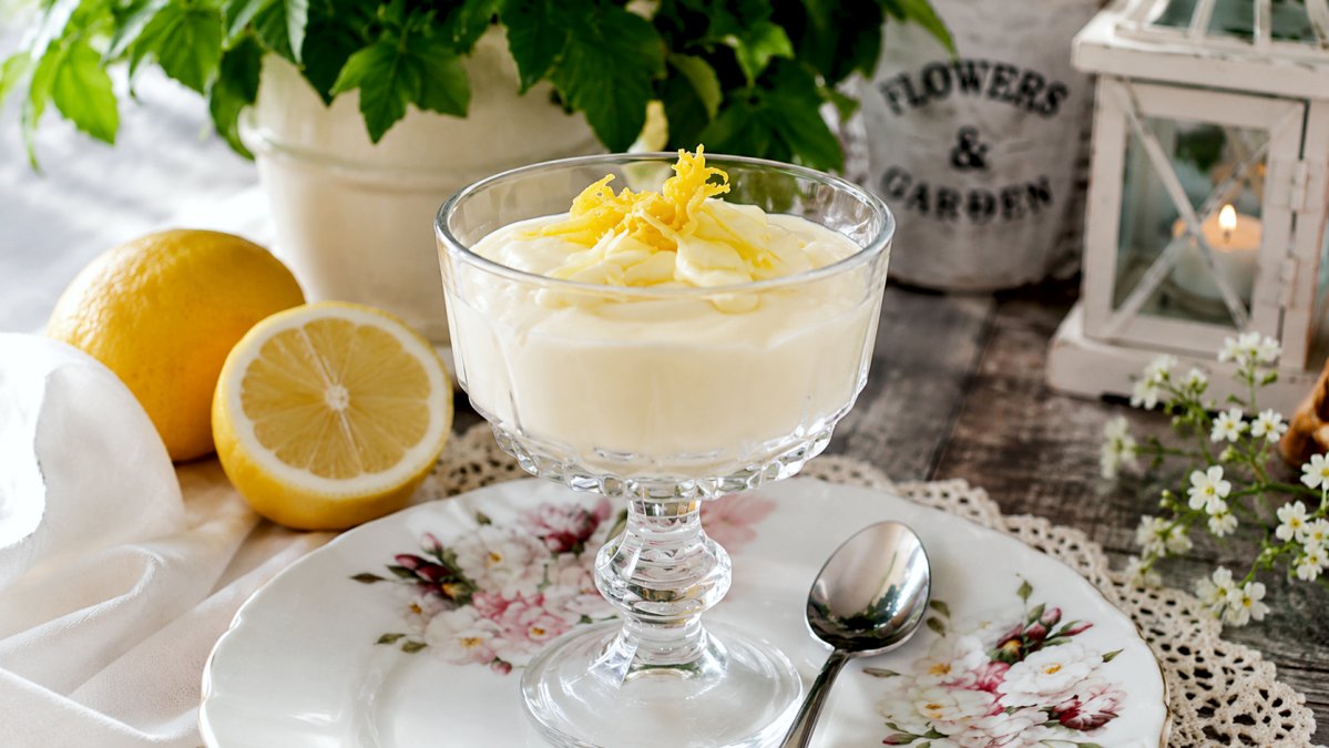 Κρέμα Λεμόνι χωρίς ζάχαρη - Light Sugar Free Lemon Cream