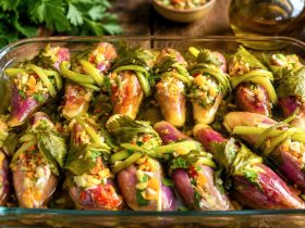 Μελιτζάνες τουρσί - Pickled Eggplants