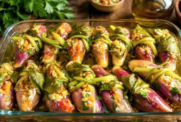 Μελιτζάνες τουρσί - Pickled Eggplants