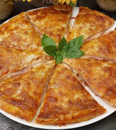 Πίτσα εξπρές με τορτίγια σε 20 λεπτά - Easy Tortilla Pizza
