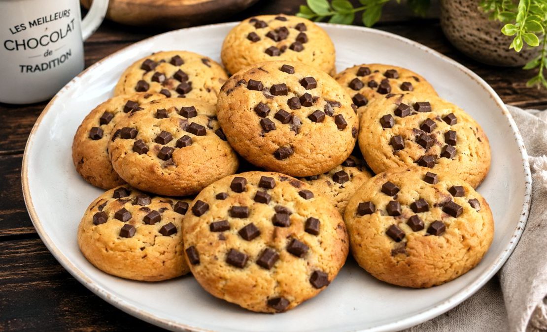 Μαλακά Μπισκότα με Σοκολάτα - Soft Chocolate Cookies
