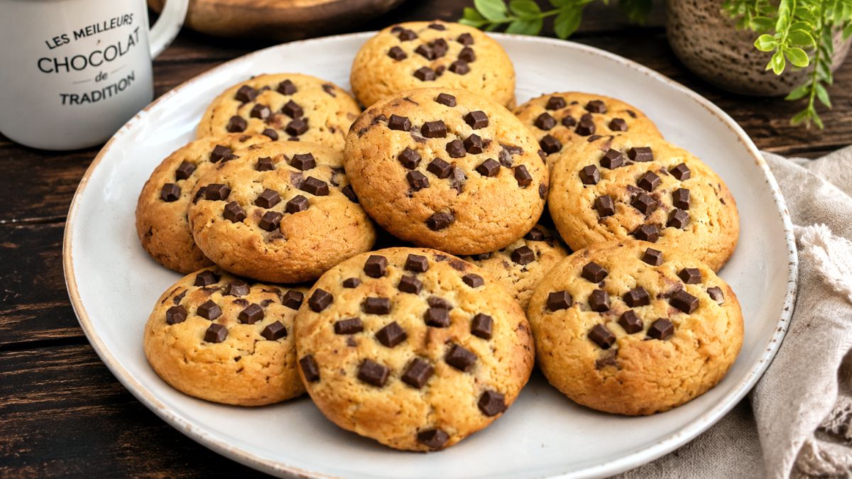 Μαλακά Μπισκότα με Σοκολάτα - Soft Chocolate Cookies